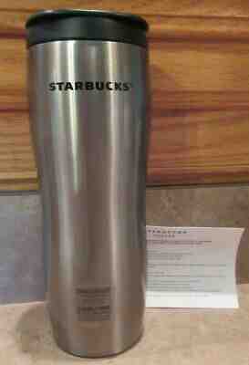 STARBUCKS COFFEE NEW RARE 2008 SILVER STAINLESS CONCORD TUMBLER 20 OZ. NWT CARD - Sold on eBay Apr, 21st 2019 for $39.99