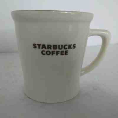 2009 STARBUCKS COFFEE MUG White and Brown Bone China Cup New D2 - Sold on eBay Apr, 13th 2019 for $6.99