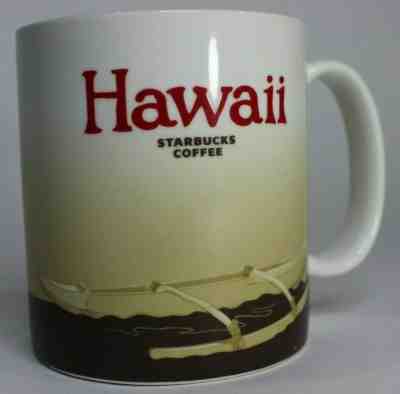 STARBUCKS Hawaii Coffee Mug 2009 Collector Series 16 oz  - Sold on eBay Apr, 13th 2019 for $20.00