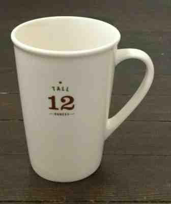 Starbucks Tall 12oz White Coffee Mug Cup 2010 Brown Letters Est 1971 - Sold on eBay Apr, 21st 2019 for $17.00