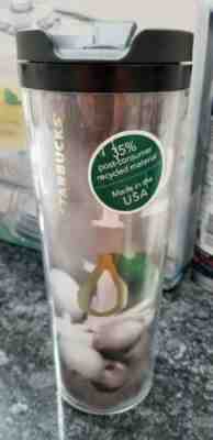 Starbucks Travel Tumbler  35% post consumer 2012 16 oz Coffee Tea Insulated New - Sold on eBay Apr, 13th 2019 for $10.00