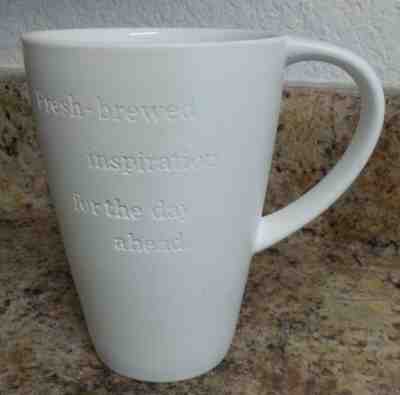 STARBUCKS 2013 STONEWARE Mug 16oz LATTE Cup Fresh Brewed Inspiration 4 Day Ahead - Sold on eBay Apr, 22nd 2019 for $6.95