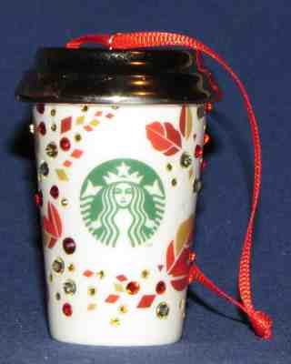 STARBUCKS 2013 SWAROVSKI ORNAMENT Brand New in Box - USA Seller MINT Condition - Sold on eBay Apr, 22nd 2019 for $49.50
