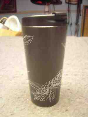 2014 STARBUCKS Black with Mermaid Logo Stainless Steel Travel Tumbler  - Sold on eBay Apr, 23rd 2019 for $19.98