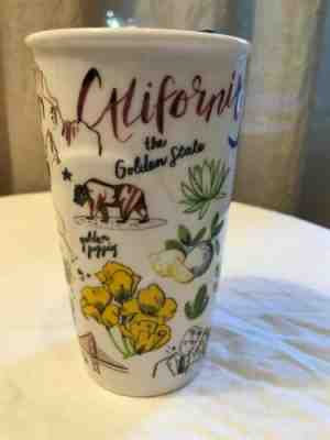 Starbucks 2016 California Golden State Ceramic Tumbler Travel Mug Traveler Rare. - Sold on eBay Apr, 21st 2019 for $24.00