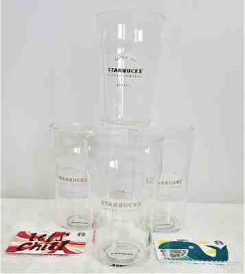 Starbucks Cold Brew Clear Glass (Seattle) 16 Fl Oz/473 mL, 2017, Set of 4, New + - Sold on eBay Apr, 16th 2019 for $65.90