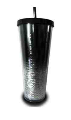 Starbucks Black Sequin Double Wall Acrylic Cold Cup Tumbler 24 Oz 2018 Holiday - Sold on eBay Apr, 22nd 2019 for $20.00