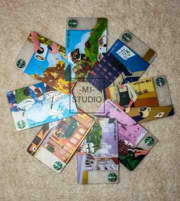 Starbucks 2018 China Coffee Language Gift Cards 8pcs with Envelopes and postcard - Sold on eBay Apr, 22nd 2019 for $8.00