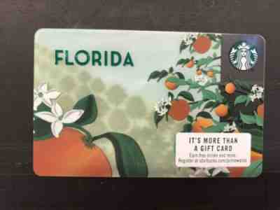 Starbucks 2019 Florida Gift Card Oranges - Sold on eBay Apr, 23rd 2019 for $4.99