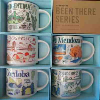 lot 5  starbucks mug Argentina been there series new wit sku - Sold on eBay Apr, 16th 2019 for $285.00