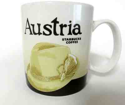 Starbucks Austria Osterreich Global Icon City Collector Coffee Mug Cup 16oz 2015 - Sold on eBay Apr, 11th 2019 for $37.50
