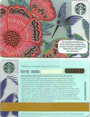 AUSTRIA  Starbucks card  NEW " Humming-bird " 2019 - MINT - Sold on eBay Apr, 11th 2019 for $3.99