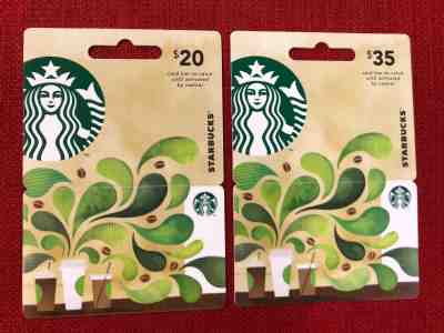 2 NEW STARBUCKS AUSTRALIA HANGER GIFT CARDS LOT RARE - Sold on eBay Apr, 17th 2019 for $9.99