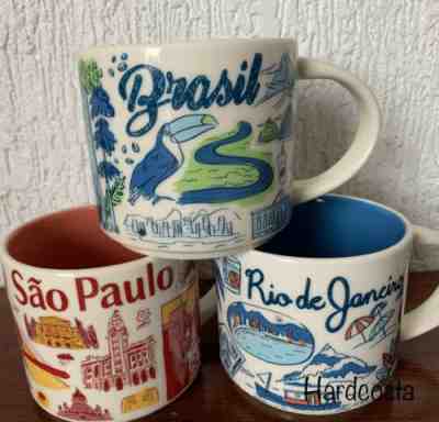 Starbucks Coffee Been there Brazil 3 Set mug  ???????? - Sold on eBay Mar, 31st 2019 for $70.00
