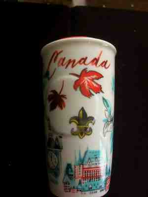 Starbucks Double Walled Canada Ceramic Travel Mug - Sold on eBay Apr, 21st 2019 for $25.00