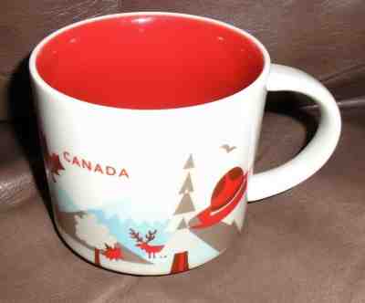 Starbucks You Are Here Canada Cup Mug  2015  14 oz - Sold on eBay Apr, 20th 2019 for $19.98
