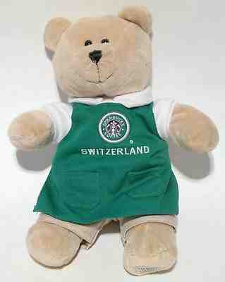 RARE Starbucks Bearista Bear Destination Switzerland Green Apron 20 EDITION 2007 - Sold on eBay Apr, 14th 2019 for $54.99