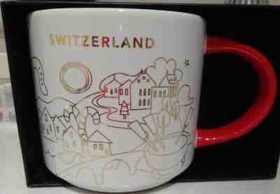 2018 Starbucks Mug SWISS Switzerland YAH FREE Shipping 14oz 414ml  2018 RAR - Sold on eBay Apr, 13th 2019 for $49.90