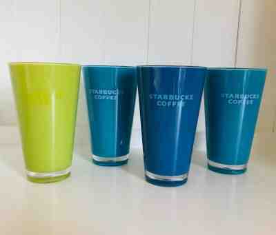 Starbucks 21 OZ. Thermal Acrylic Cup Set Of 4, Cold Brew Summer Beverage Glasses - Sold on eBay Apr, 22nd 2019 for $24.00