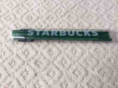 NEW Starbucks (3) Pack Cold To Go Straws GRANDE Green  - Sold on eBay Apr, 22nd 2019 for $5.95