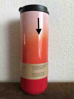 Starbucks 2019 Valentine Collection Pink Red Stainless Steel Tumbler 16 fl NEW  - Sold on eBay Apr, 22nd 2019 for $29.20