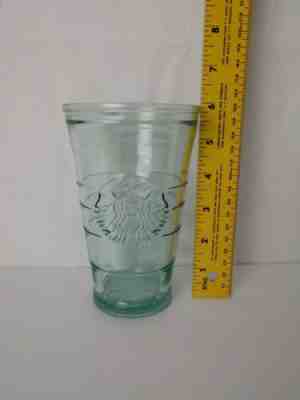 Starbucks Recycled 16oz Green Glass Tumbler NO LID Spain  - Sold on eBay Apr, 22nd 2019 for $10.00