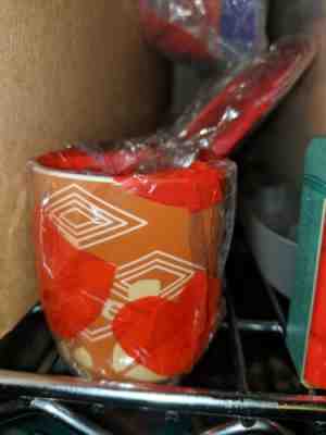 STARBUCKS 3 oz. Espresso Shot Glass 2013 Ethiopia Geometric Pattern New w Tags - Sold on eBay Apr, 6th 2019 for $7.50