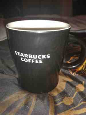 STARBUCKS RARE COFFEE CUP MUG-BLACK CURVED MUG-NEW BONE CHINA 2008-FRANCE - Sold on eBay Apr, 20th 2019 for $14.99