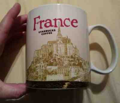 STARBUCKS FRANCE COFFEE MUG 16oz GLOBAL ICON - Sold on eBay Apr, 16th 2019 for $15.00
