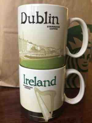Starbucks Dublin AND Ireland Global Icon Series Mugs (2 Mugs) NIB - Sold on eBay Apr, 19th 2019 for $50.00