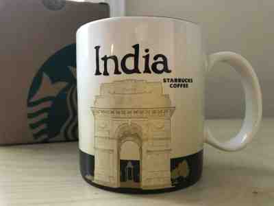 India Starbucks Coffee Mug From Global Icon Collector Series, 16 oz. - Sold on eBay Apr, 18th 2019 for $25.00