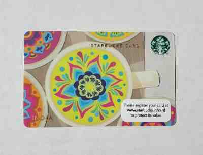 Starbucks 2012 India "Diwali" Gift Card...Never Swiped - Sold on eBay Apr, 18th 2019 for $5.50