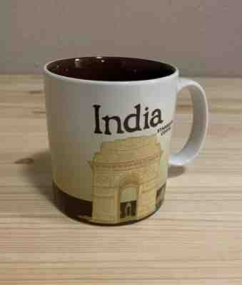 Starbucks India Global Icon Collectors Series 16oz Ceramic Coffee Mug 2016 - Sold on eBay Apr, 15th 2019 for $32.97