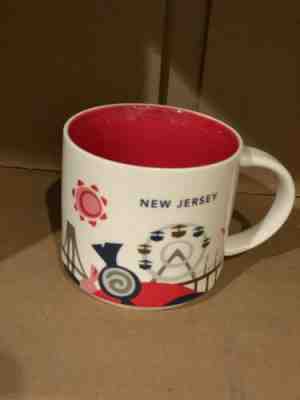 Starbucks NEW JERSEY You Are Here series 14oz Mug Cup PreOwned - Sold on eBay Apr, 12th 2019 for $10.00