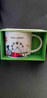 Starbucks Coffee YAH Mug 2013 NEW JERSEY You Are Here Collection Cup 14 oz  NIOB - Sold on eBay Apr, 8th 2019 for $20.99