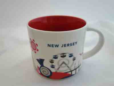 STARBUCKS 14 oz YOU ARE HERE MUG NEW JERSEY  - ASBURY PARK / BRIDGE - Sold on eBay Apr, 7th 2019 for $9.00