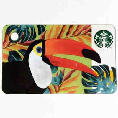 Starbucks Card Japan mini TROPICAL BIRD :  PIN intact  - Sold on eBay Apr, 15th 2019 for $5.00