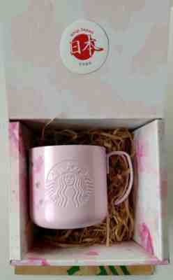 NEW Starbucks JAPAN SAKURA 2019 stainless steel mug blossom 355 ml FREE SHIPPING - Sold on eBay Apr, 15th 2019 for $50.00