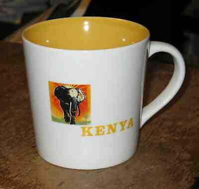 Starbucks 2005 KENYA Mug/Cup Elephant Map - Sold on eBay Apr, 18th 2019 for $18.95