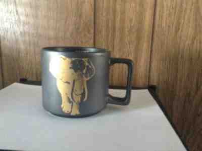 Starbucks Kenya Mug Gold Elephant Black Matte Finish Africa Coffee Cup 14oz 2016 - Sold on eBay Mar, 28th 2019 for $10.00