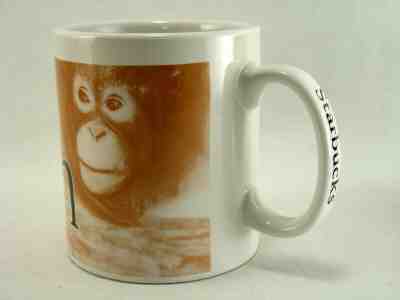 Starbucks Coffee City Mug Collector Series Sabah Borneo Malaysia Orangutan Large - Sold on eBay Apr, 22nd 2019 for $30.00