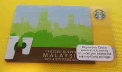 RARE VHTF Starbucks 2012 MALAYSIA Limited Edition 15TH ANNIVERSARY Card *MINT* - Sold on eBay Apr, 16th 2019 for $14.99