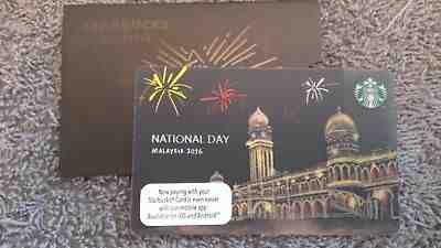 STARBUCKS Malaysia NATIONAL DAY Gift Card w/Sleeve Getting Rare & HTF US Seller - Sold on eBay Apr, 15th 2019 for $5.93