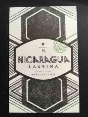 Starbucks Reserve Taster Tasting Card Micro Lot Nicaragua Laurina. Very Rare - Sold on eBay Mar, 5th 2019 for $29.00