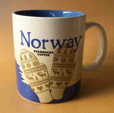 2017 STARBUCKS NORWAY CITY MUGs 16 OZ  - Sold on eBay Apr, 11th 2019 for $27.00