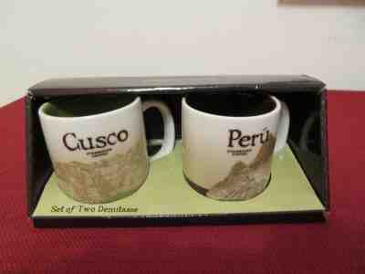Starbucks Cusco & Peru Demitasse Espresso Mugs NIB - Sold on eBay Apr, 14th 2019 for $32.99