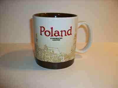 STARBUCKS CERAMIC GLOBAL ICON MUG POLAND POLSKA COFFEE UNUSED W/ SKU STICKER - Sold on eBay Apr, 21st 2019 for $20.50