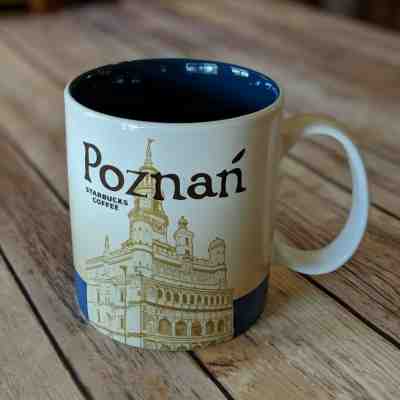 POZNAN POLAND Starbucks Mug Blue - Global Icon City Collector Series - Sold on eBay Mar, 24th 2019 for $12.99