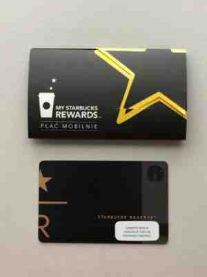 Starbucks Poland Reserve 2017 Gift Card With Sleeve Rare Exclusive New - Sold on eBay Mar, 18th 2019 for $8.99