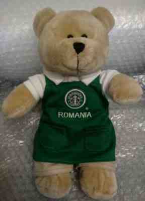Starbucks Coffee Bearista Destination Bear Romania 39th Apron Siren 2007  - Sold on eBay Apr, 11th 2019 for $15.99